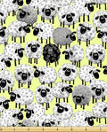 Susybee: Lewe the Ewe Coordinate - Stacked Sheep - Three Wishes Patchwork Fabric