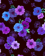 Misty: All Over Flowers (Black)