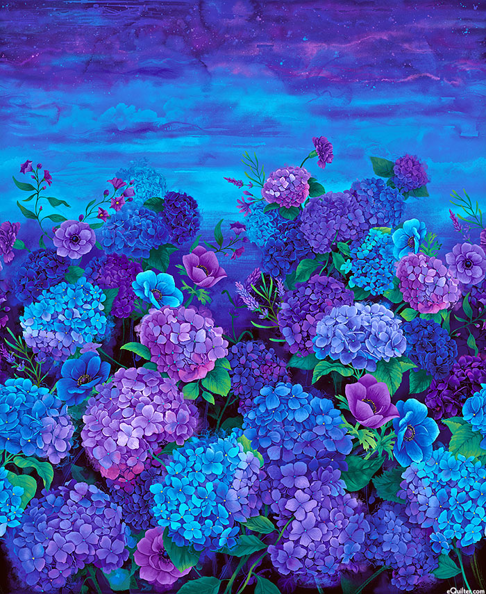 Misty: Hydrangea Panel