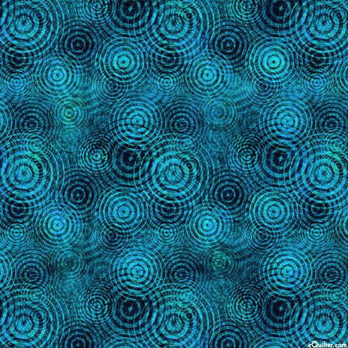 Good Vibrations Sounds Waves by QT Fabrics
