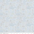 Anne of Green Gables: Quotes (Blue) - Three Wishes Patchwork Fabric
