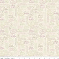 Anne of Green Gables: Quotes (Cream) - Three Wishes Patchwork Fabric