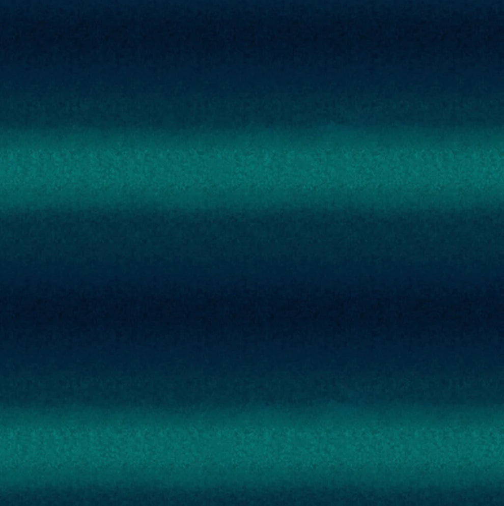 Feather & Flora: Ombre Stripe (Dark Teal)