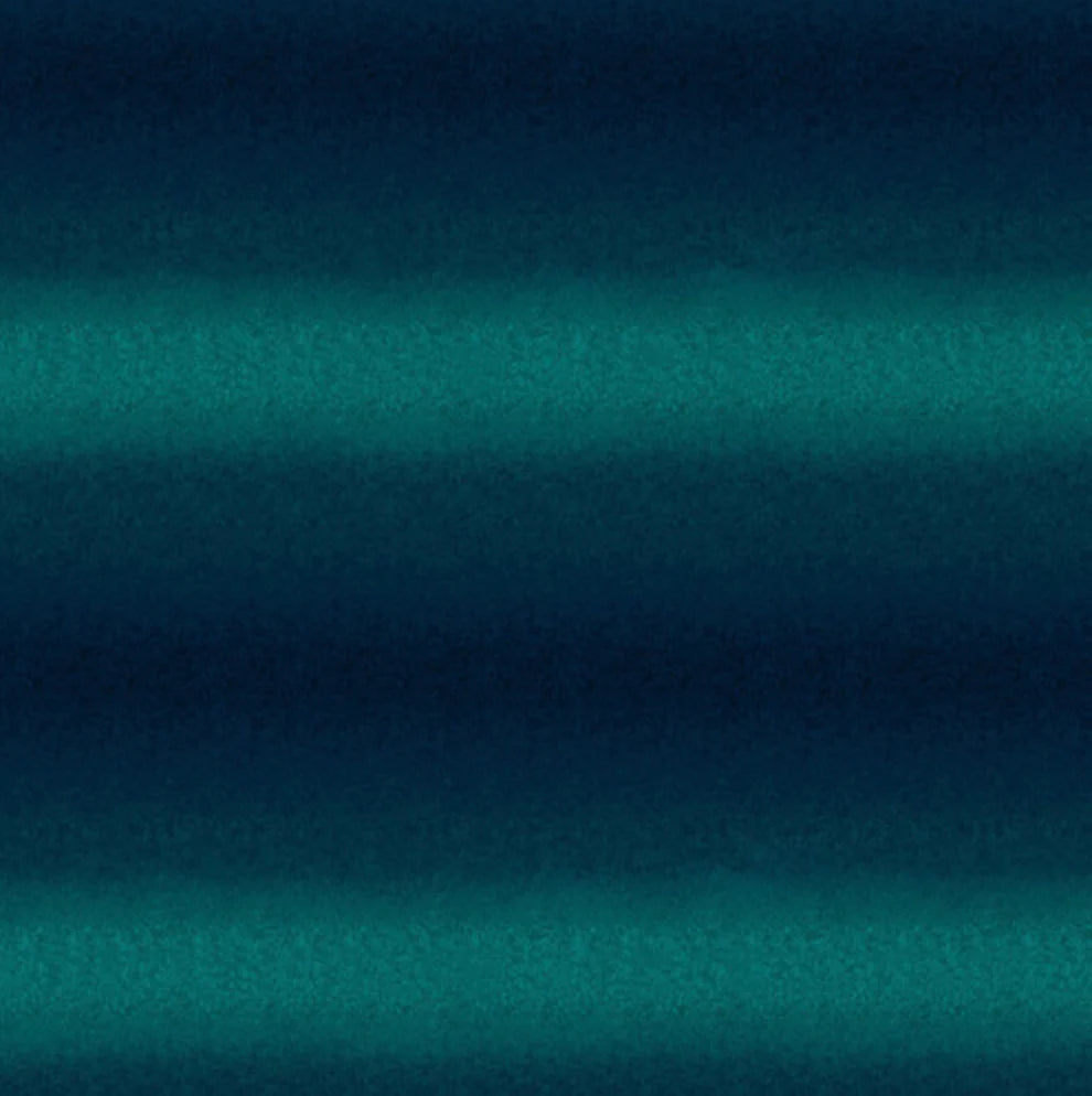Feather & Flora: Ombre Texture Stripe (Midnight/Dark Teal)