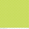 Le Creme Small Dot Lime by Riley Blake - Three Wishes Patchwork Fabric