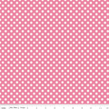 Le Creme Small Dot Hot Pink by Riley Blake - Three Wishes Patchwork Fabric