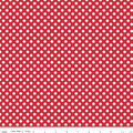Le Creme Small Dot Red by Riley Blake - Three Wishes Patchwork Fabric