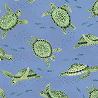 Oceans Away Turtles by Rebecca Jones for Clothworks