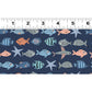 Oceans Away Fish by Rebecca Jones for Clothworks