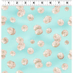 By the Seashore: Shells (Teal)