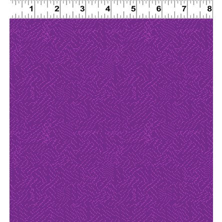 Thistle Patch Tonal Eggplant By Teresa Magnuson for Clothworks